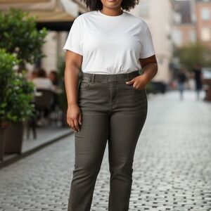 Judy Blue Black Denim Jean Straight Leg Size 20 Excellent Condition